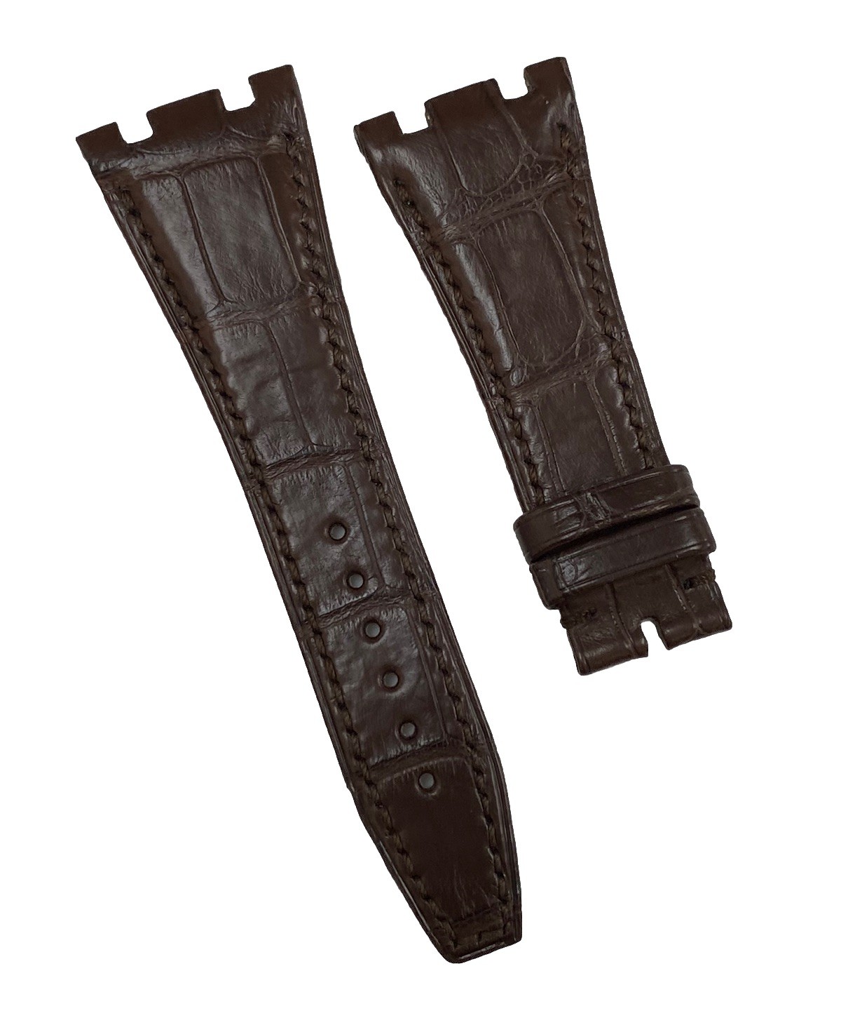 Genuine Audemars Piguet Royal Oak 26mm x 18mm Brown Leather Band Strap