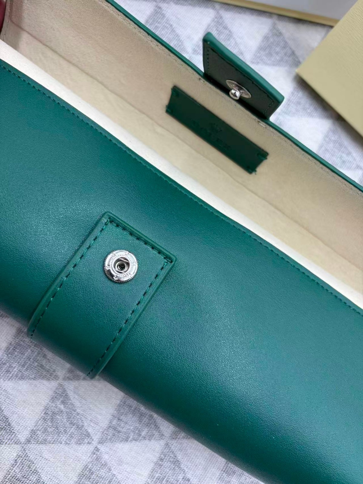 Luxury Green Leather Watch Roll Travel Case 3 Slot Storage Pouch Collector Gift
