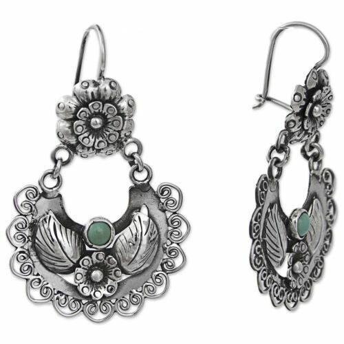 Boho 925 Sterling Silver Gypsy Ethnic Tassel Unique Charms Dangle Drop Earrings