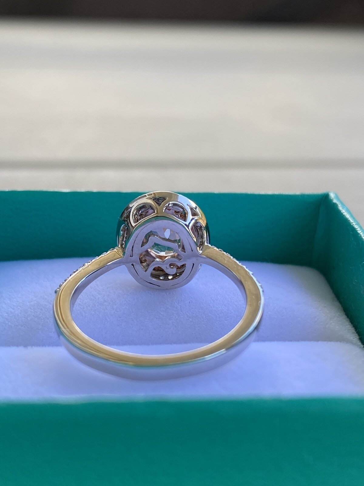 EFFY® 1/4 CT DIAMOND & 1.75 CT PINK MORGANITE 14K WHITE GOLD COCKTAIL RING