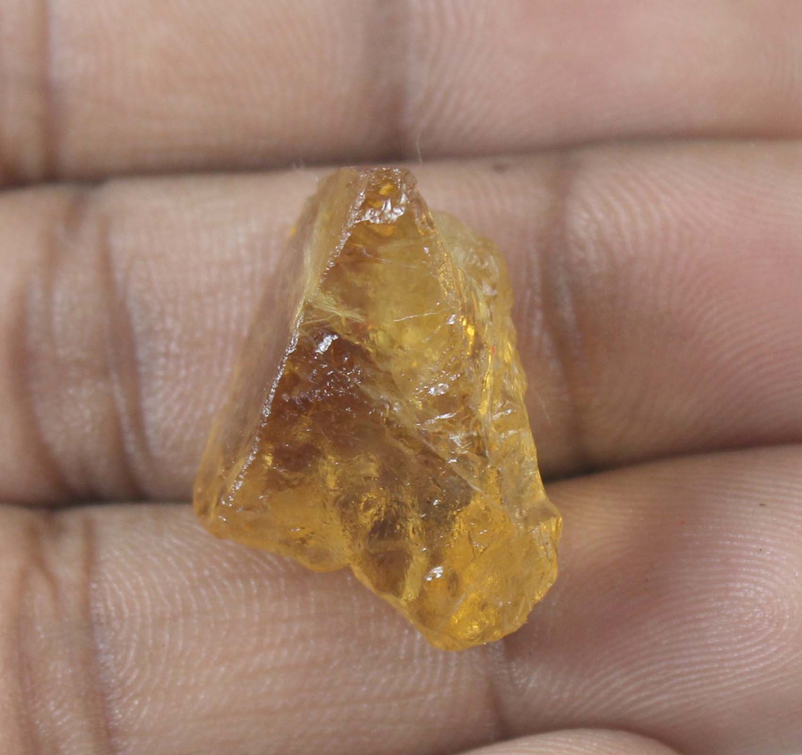 Yellow Grossular Garnet 26.75 Ct Natural Gemstone Rough Certified T37043