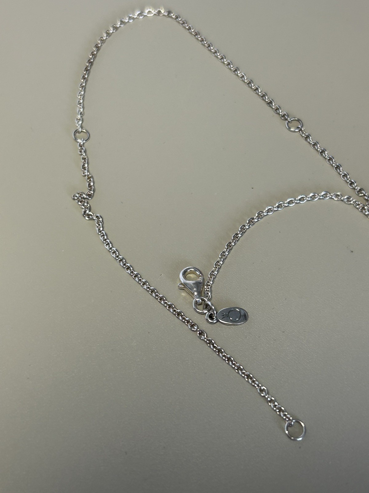 Authentic Pandora 2.5cm pavé Heart floating Locket & adjustable chain
