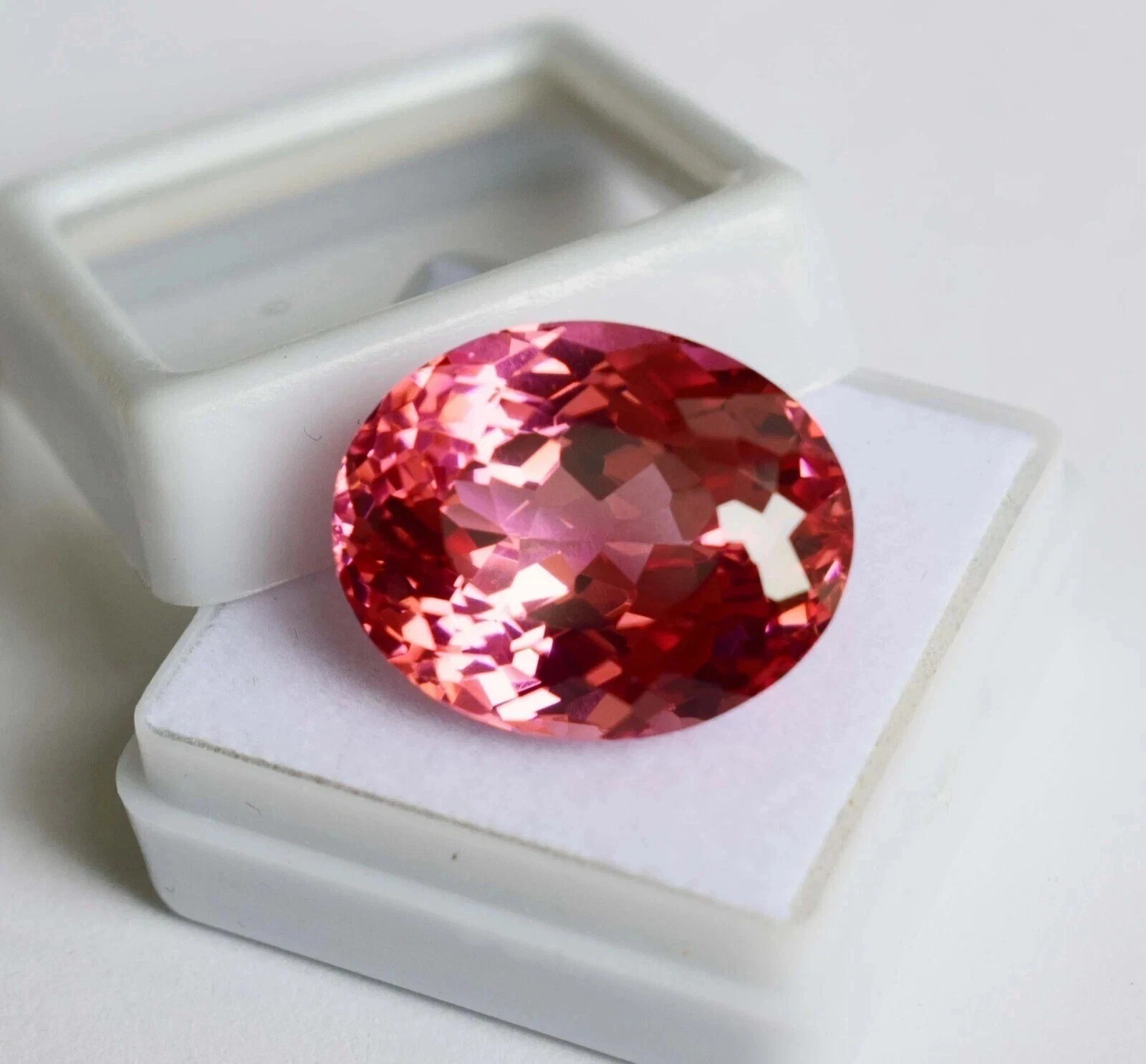 Padparadscha Sapphire Oval Cut 9-10 Ct Certified EGL Natural Loose Gemstone