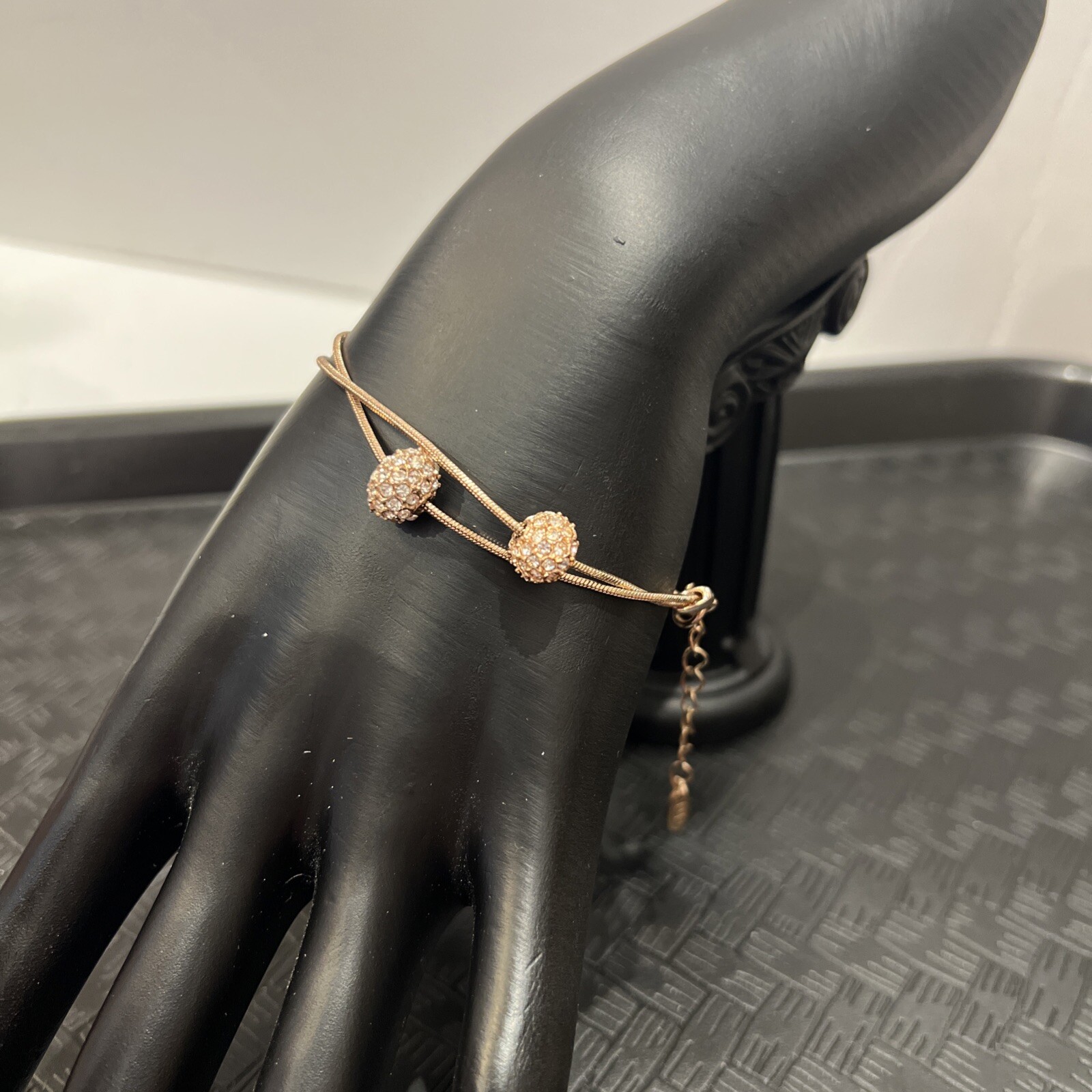 18k Rose Gold Plated Bracelet Unique One Of A Kind Very Beautiful