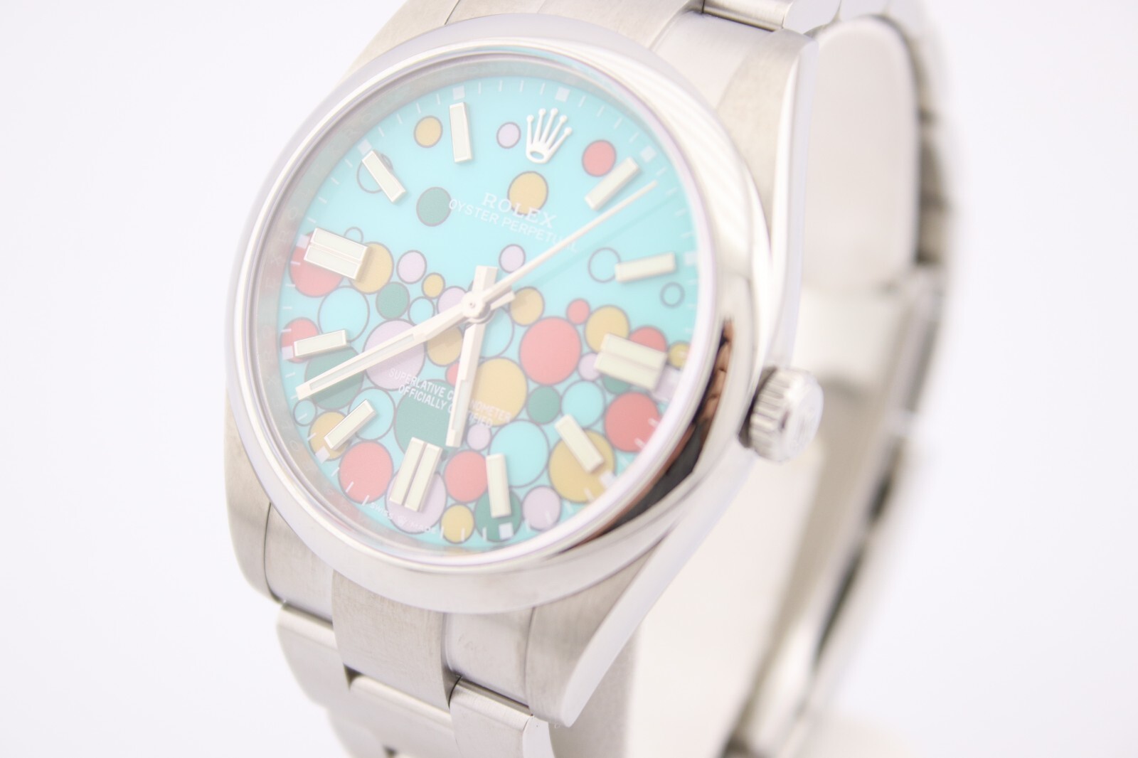 Rolex 124300 Oyster Perpetual 41mm Custom Celebration Dial