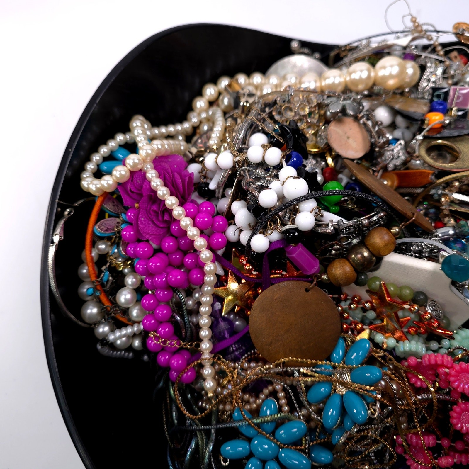 10 lb Vintage to Now Mixed Jewelry Lot Costume Craft Repair Junk Resale J38