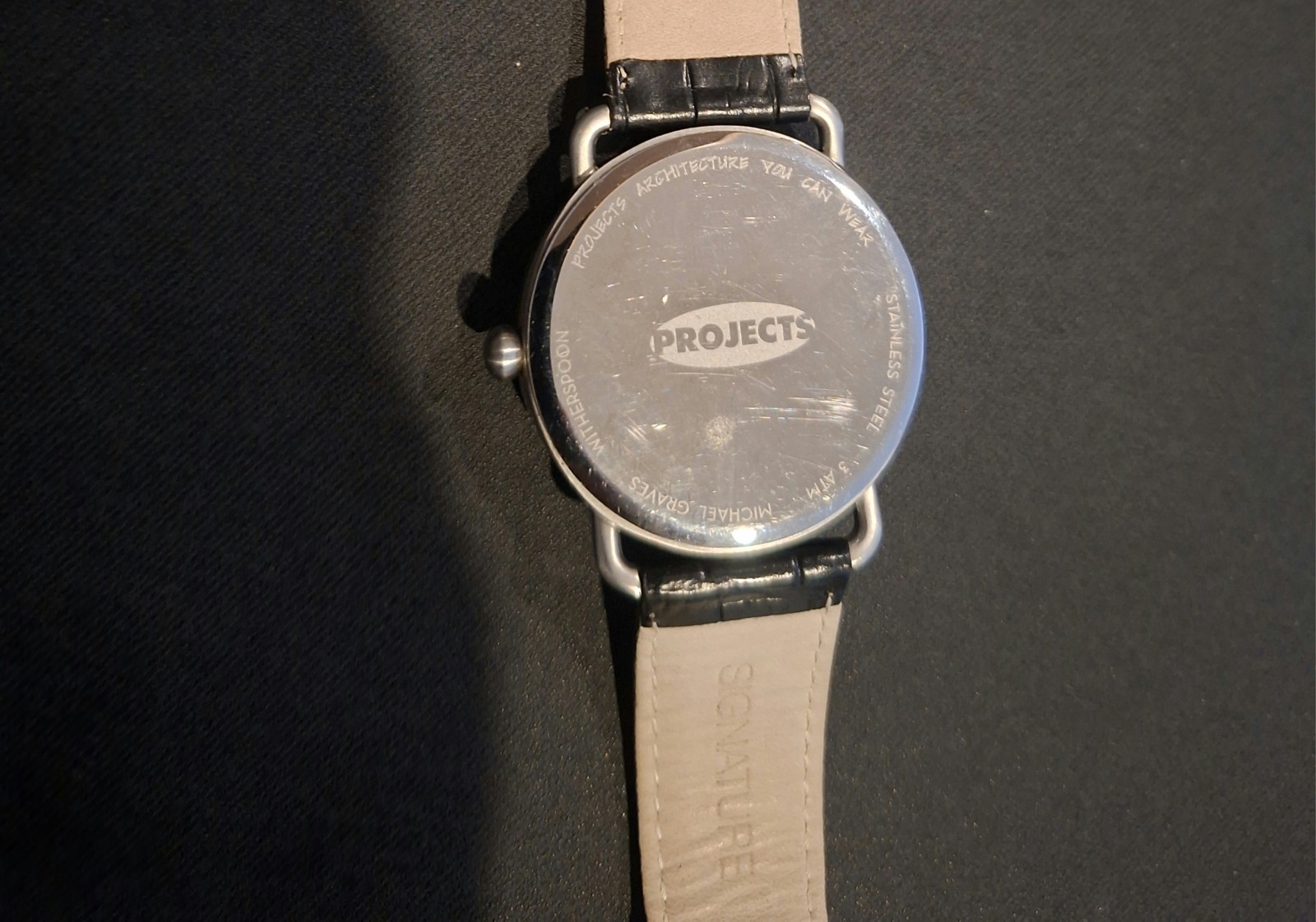 Michael Graves Projects Witherspoon Watch White Dial Quartz-New Battery & Band!