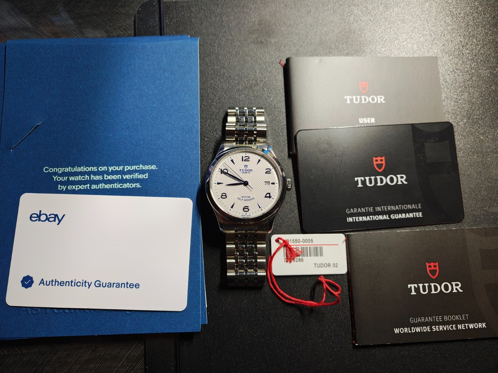 Tudor 1926 39mm Opaline Dial Blue Hour Markers – 2026 Pristine!! Box, Papers