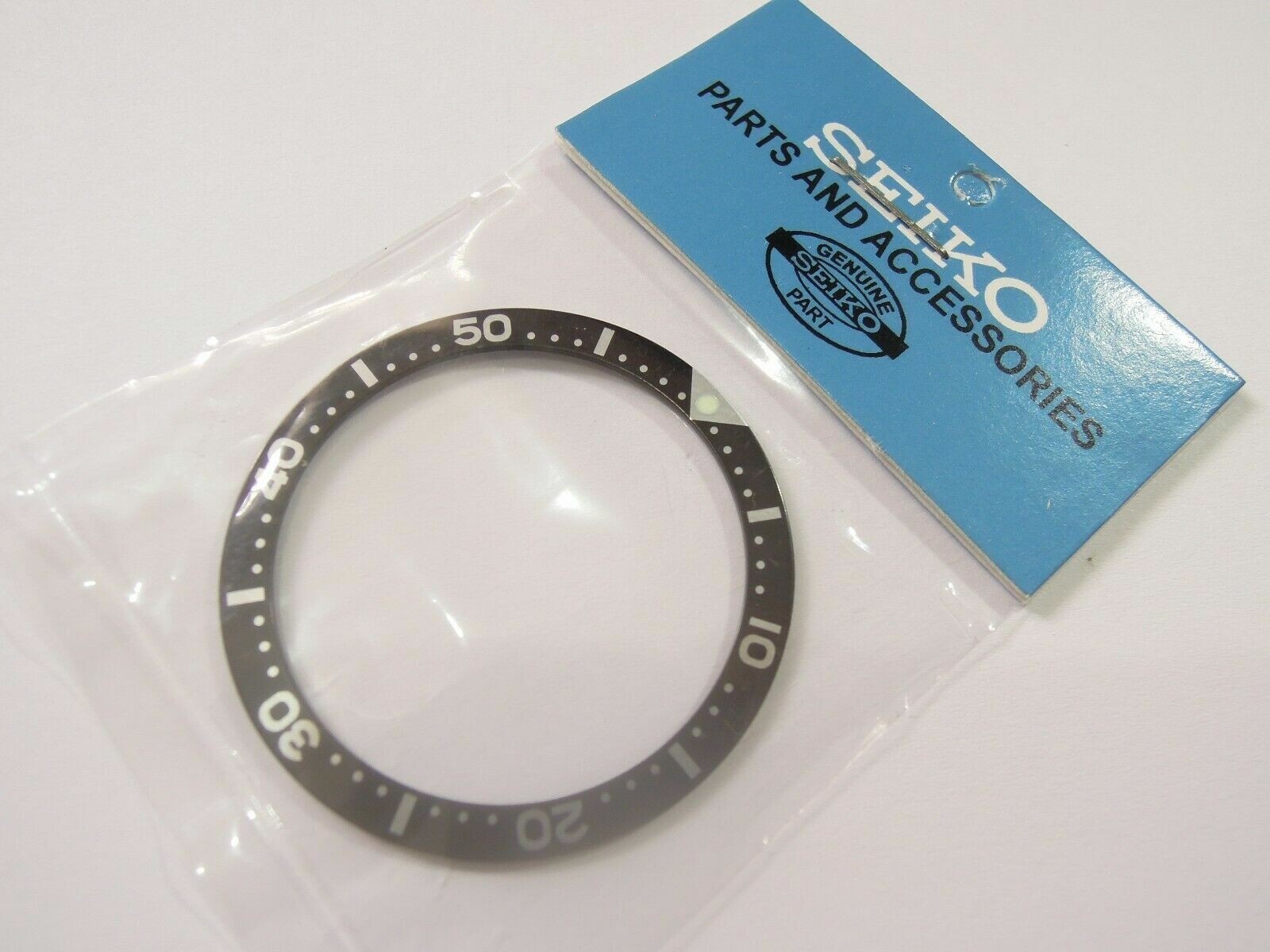 NEW BLACK LARGE BEZEL INSERT 38MM LARGE DIVERS SKX007 /6309-7040 /7002-7001