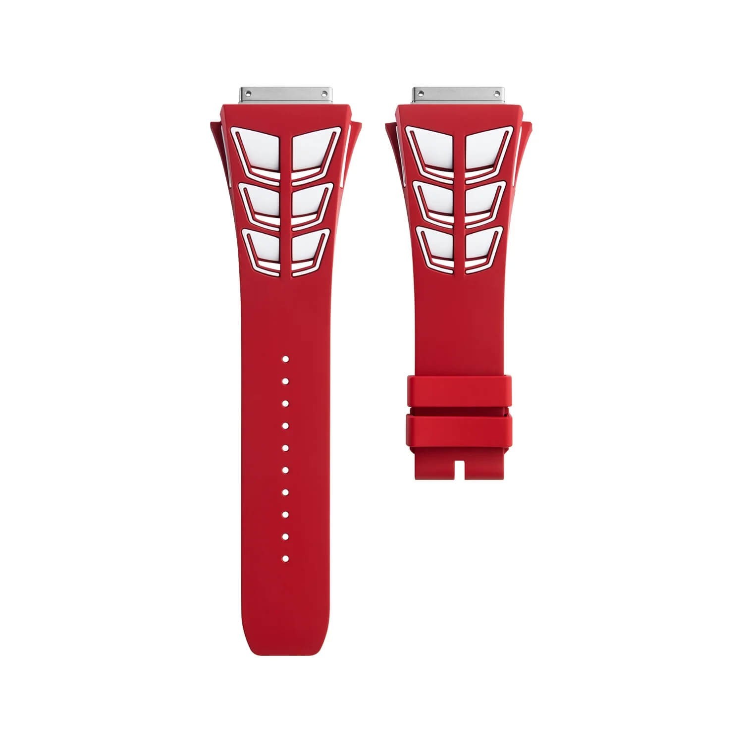 Medium Rubber Strap Two Tone Watch Band Fits Richard Mille RM030 RM035 03 RM055
