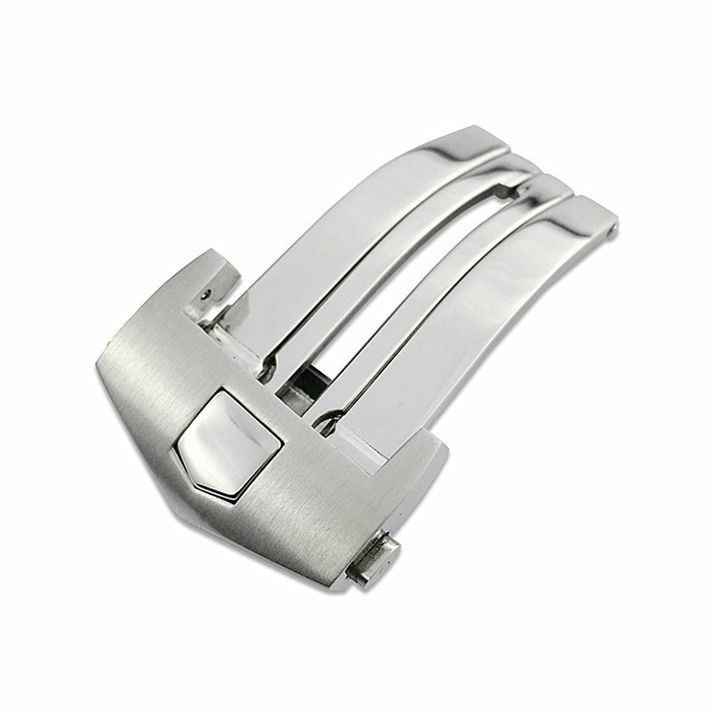 Quality Solid Stainless Steel Butterfly Clasp Folding Buckle 18 20 for TAG Heuer
