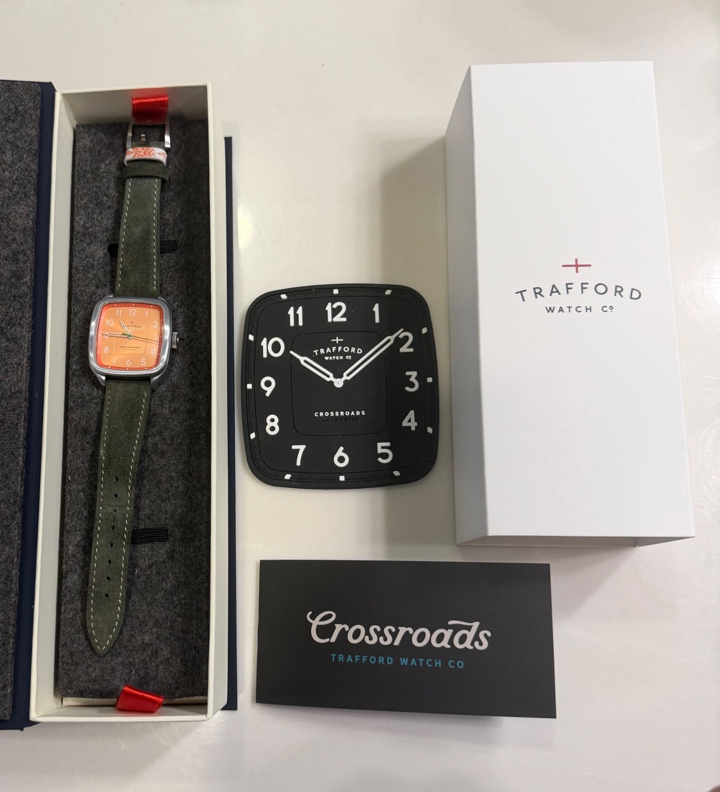 Trafford Watch Crossroads “Texas Peach” Archive Edition Full Kit