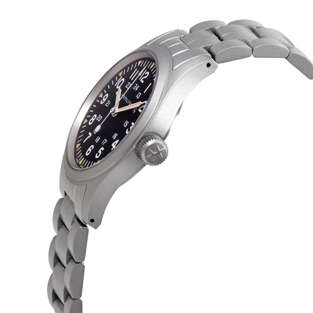 Hamilton Khaki Field Hand Wind Black Dial Men’s Watch H69439131