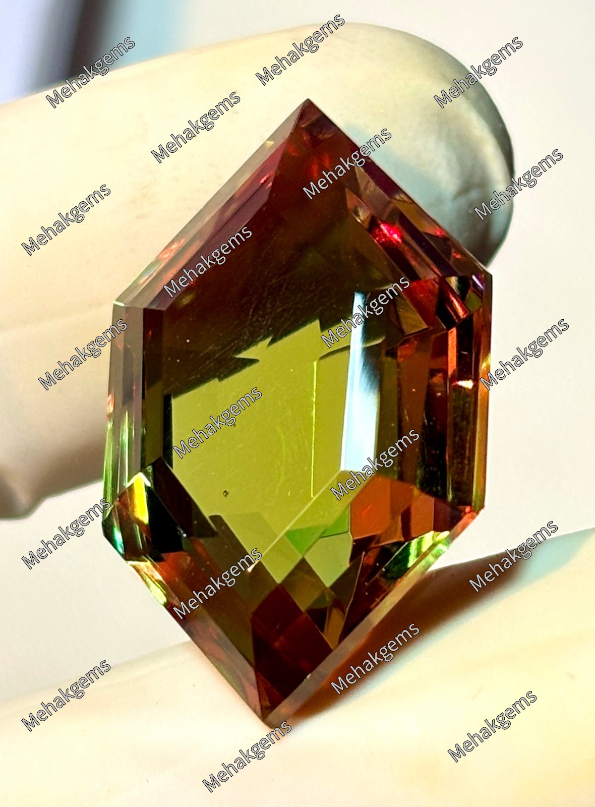 36ct Color Changing Zultanite Gemstone, Fantasy Cut Loose Diaspore Ring Pendnt