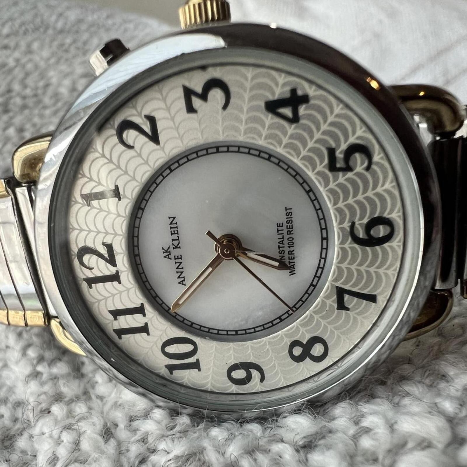Vintage Anne Klein “Instalite” Easy Reader Watch