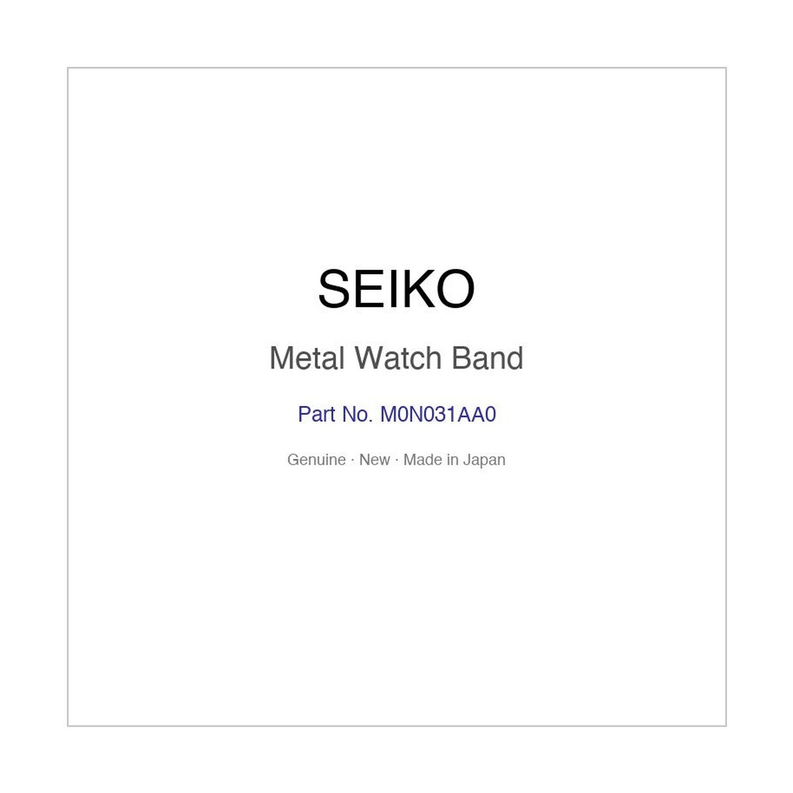SEIKO M0N031AA0 Metal Watch Band 13mm for SSVW237 SSVW237J Genuine Japan
