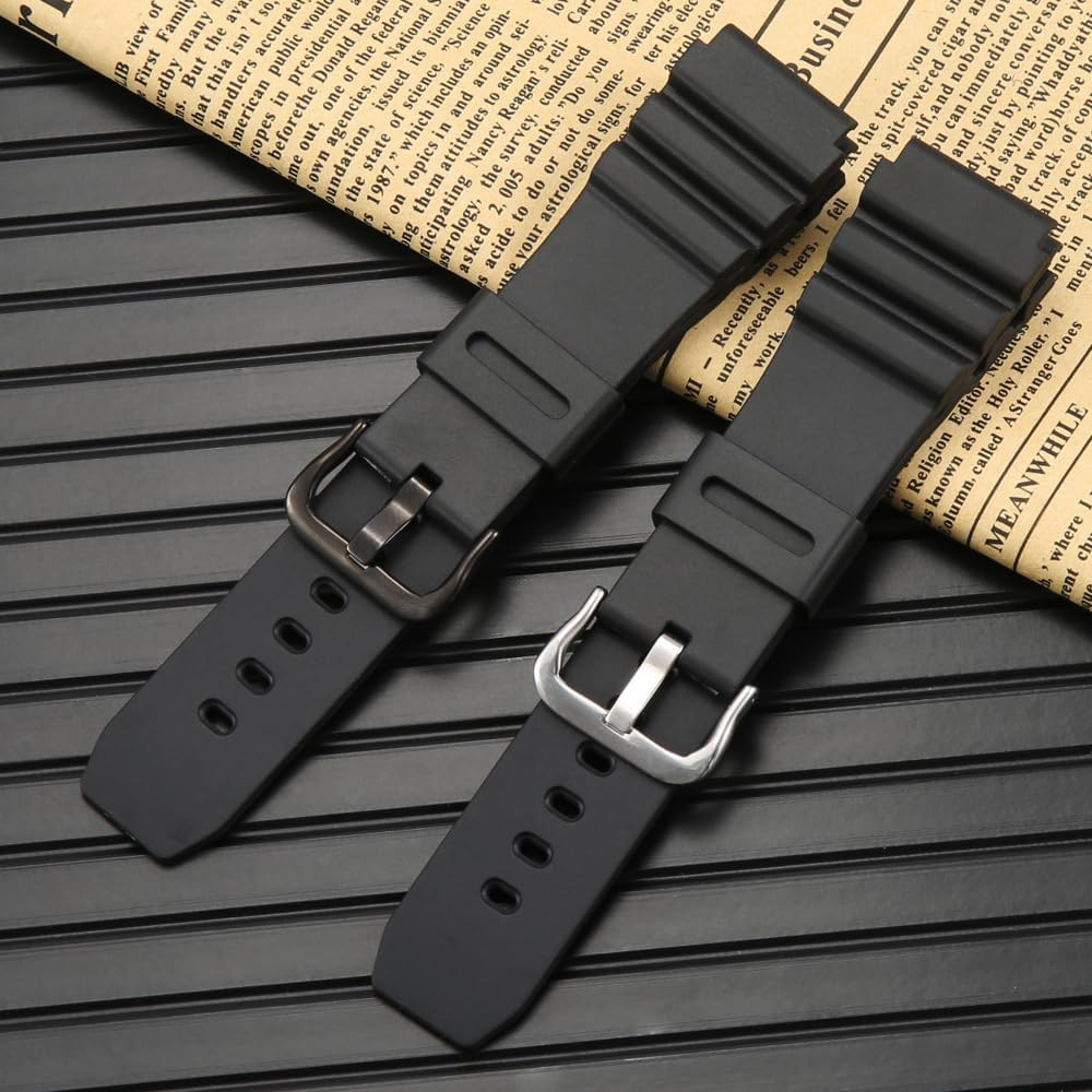 Resin Strap Compatible with Casio MDV106 Series MDV106-1AV 200 M WR Replacement