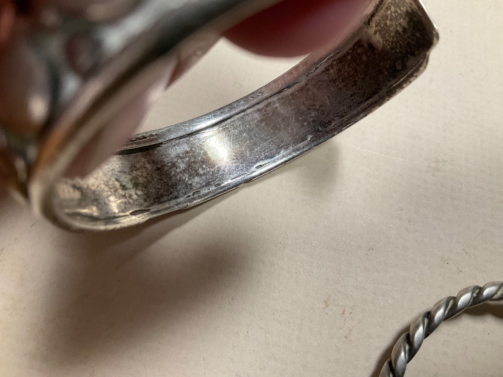 Afghan Kuchi/Pashtun Silver Tribal Cuff, Mid 20th Century, 69.20 Grams