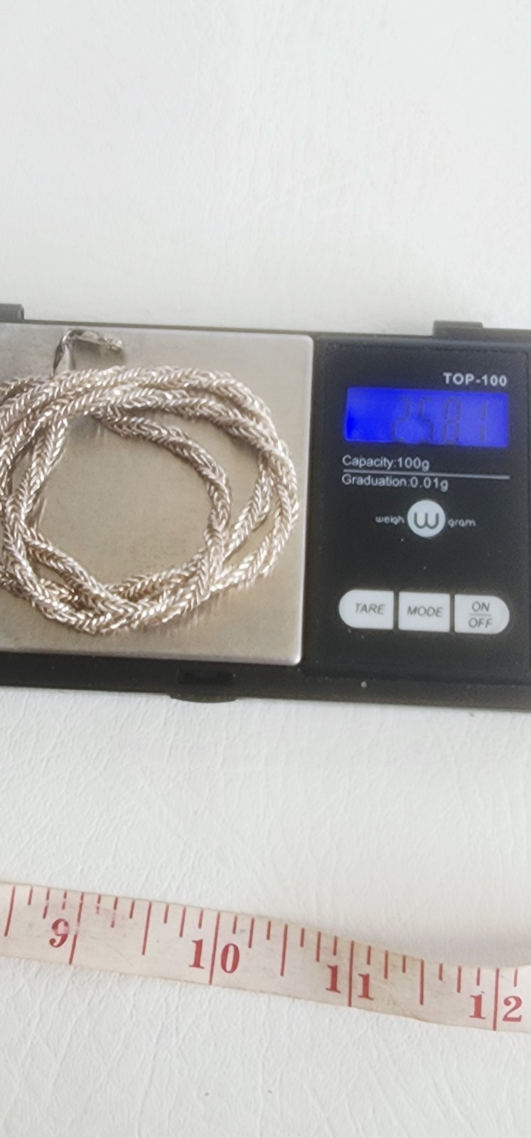 Sterling Silver Men’s 20 Inch 4.3 MM Rope Chain Necklace 25.81g