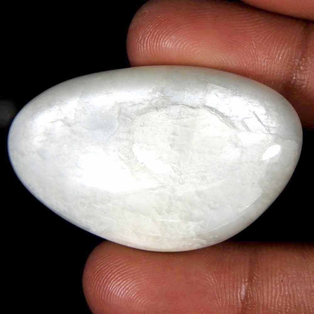 82.30CtsNatural Quality Silky Monnstone Fancy Cabochon Loose Gemstone