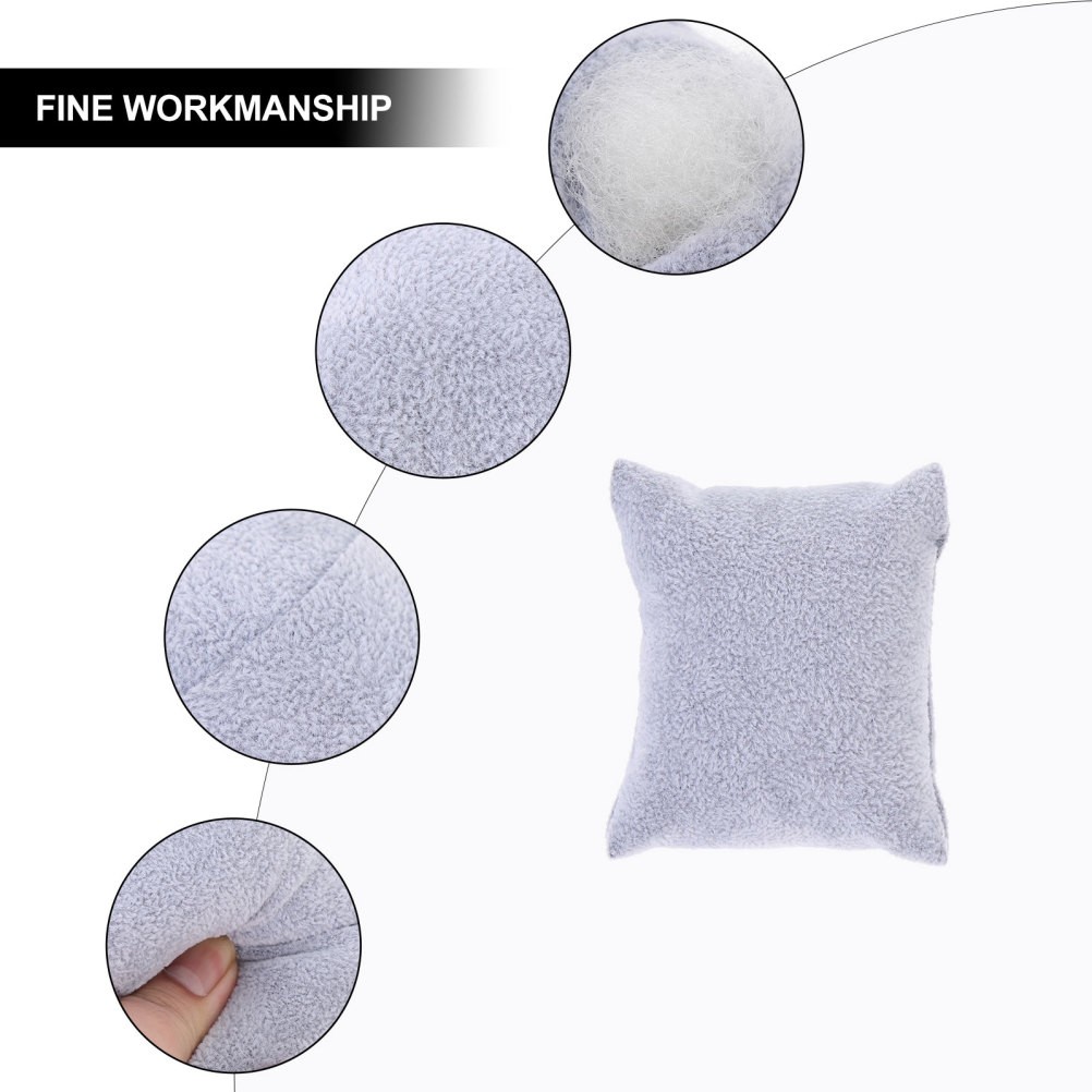 4Pcs Multipurpose Soft Velvet Watch Pillows Lint Resistant Cushion
