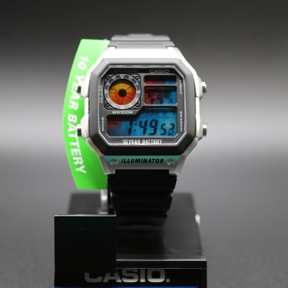 Ice & Fire | CASIO AE-1200WHD Royale | World Time Watch| Mod 🧊🔥