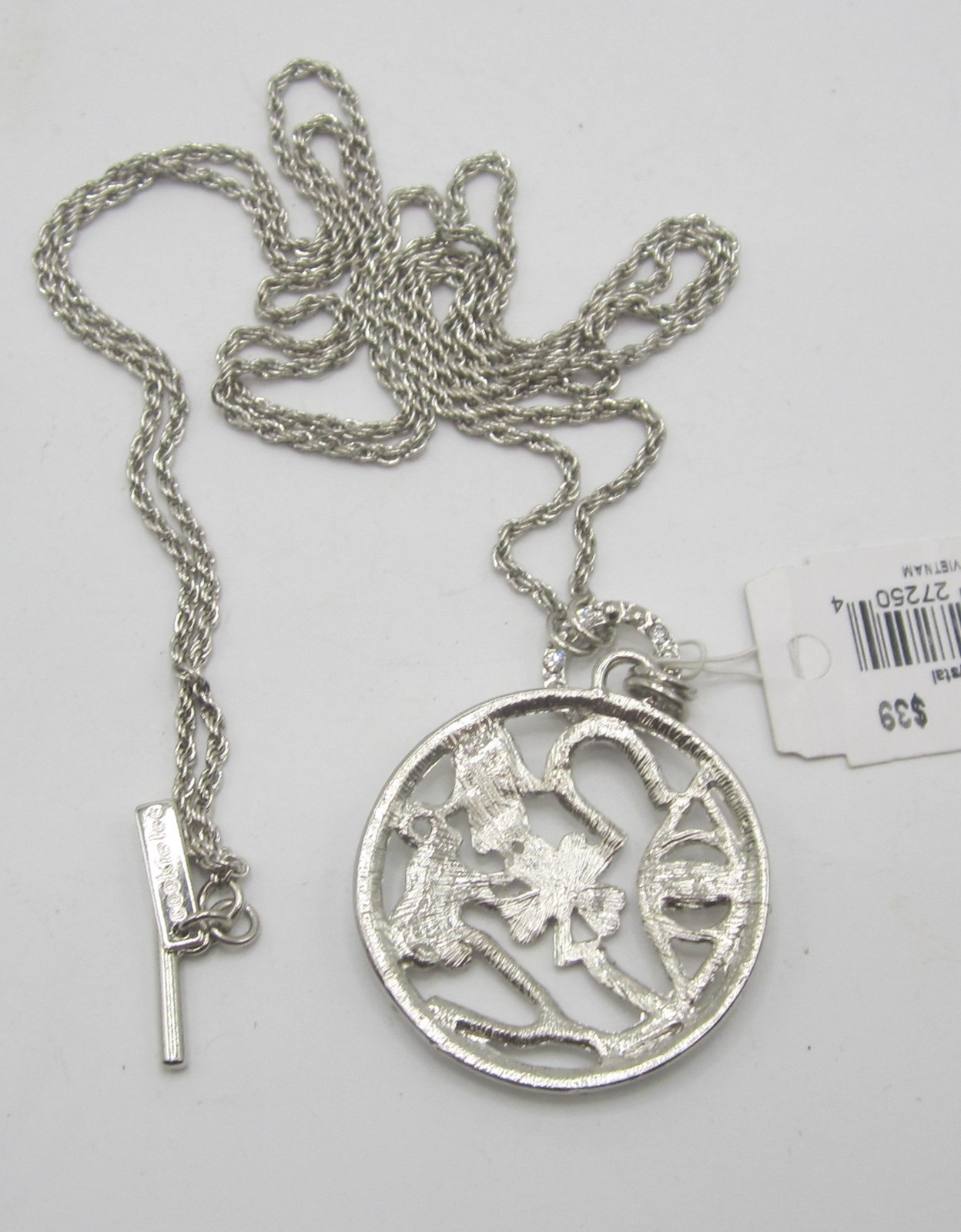 Cookie Lee Pendant Necklace with Elephant, Evil Eye, Horse Shoe, etc.