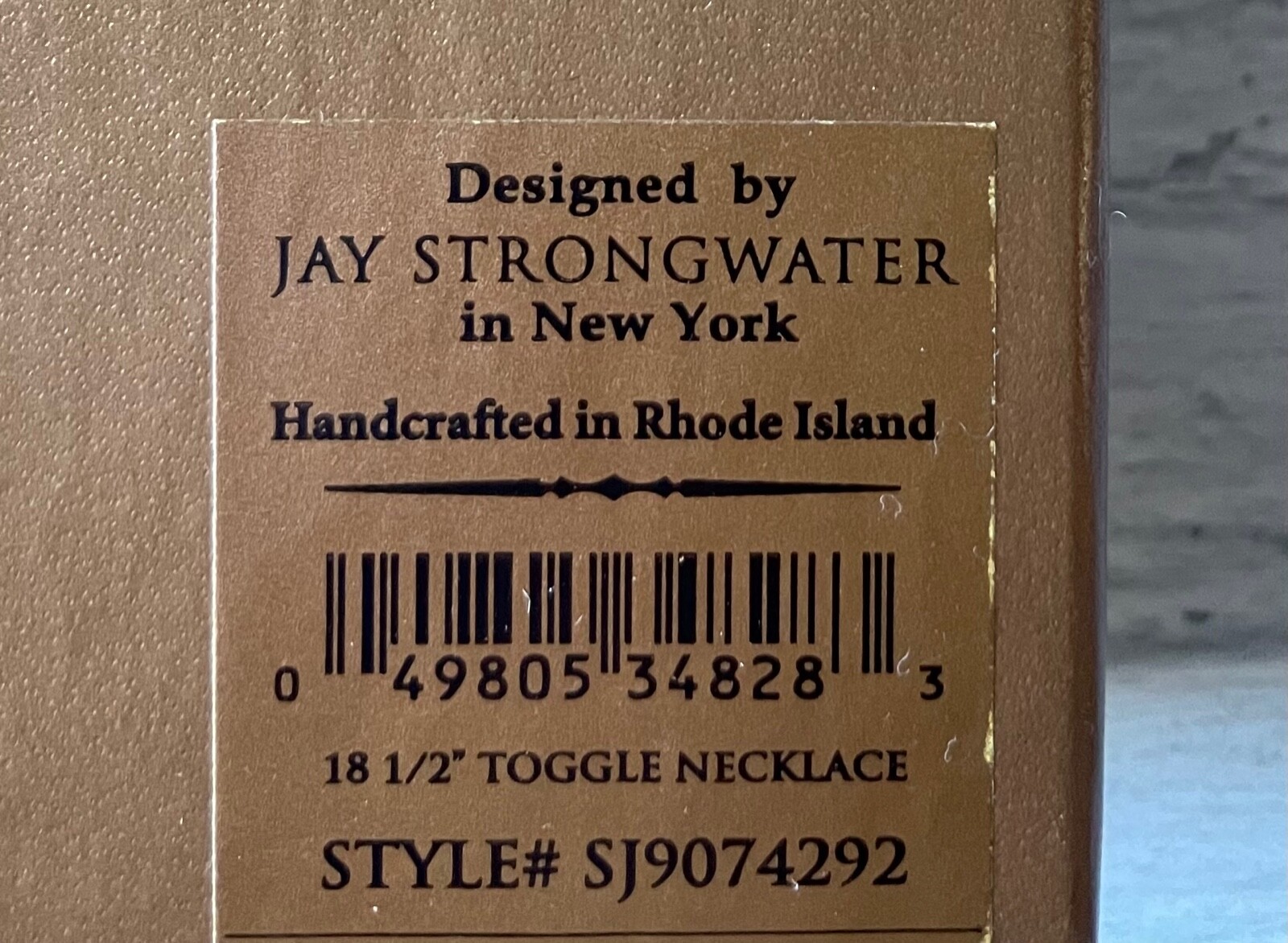 Jay Strongwater Toggle Necklace 18.5in – NWT