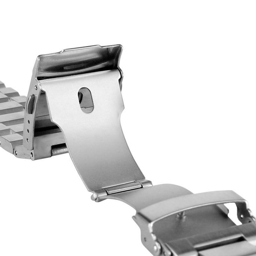 New 18 20 21 22 24 mm Stainless Steel Watch Bands Brushed Finish Watch Strap