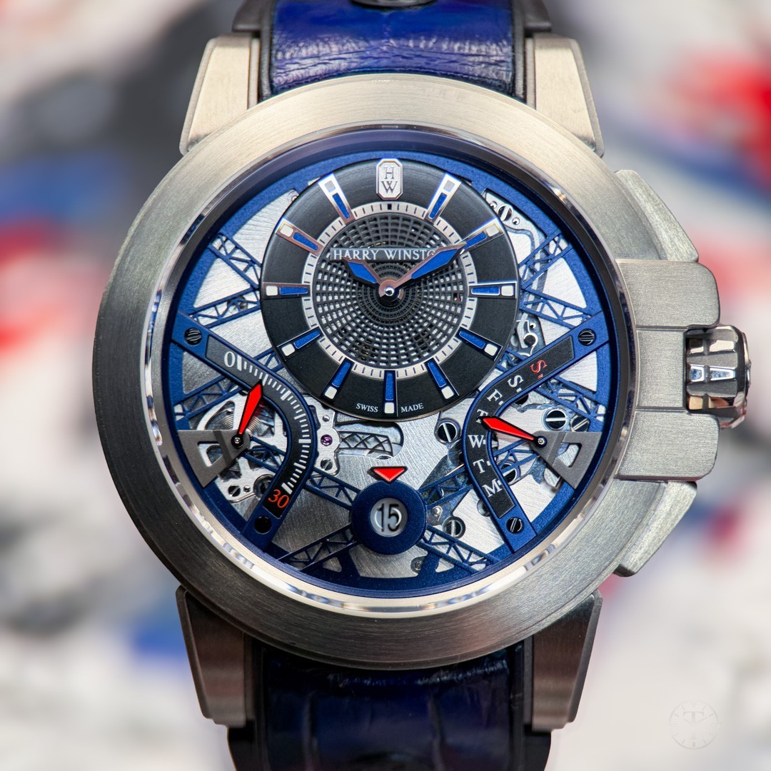 Harry Winston Project Z Z10 Ocean Bi-Retrograde Zalium 42.2mm Skeleton Full Set