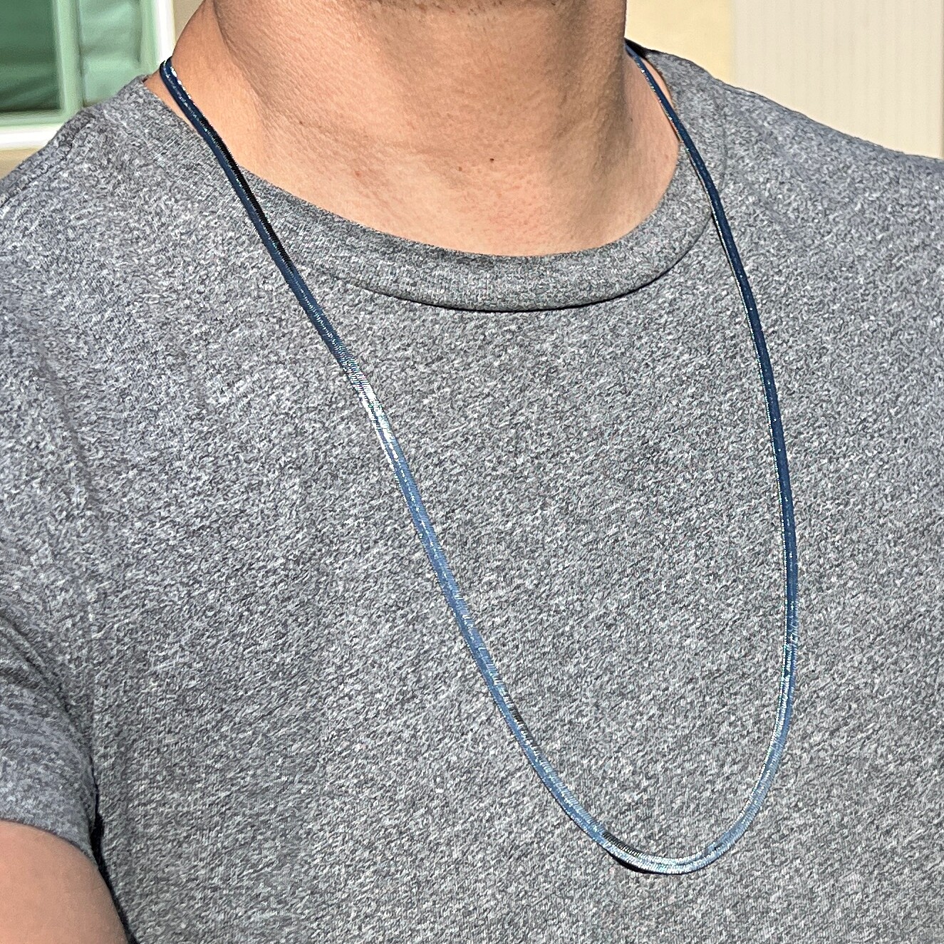 Herringbone Chain Mens & Ladies Silver Plated 4mm-14mm Wide 20″ 24″ 30″ Necklace