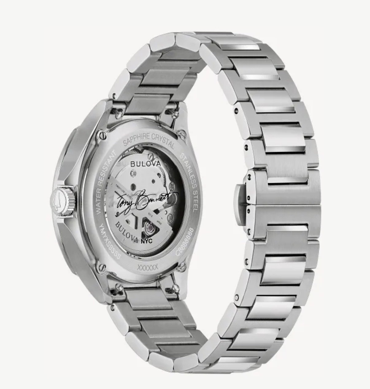 Bulova Tony Bennett NYC Purple Dial Automatic Men’s Watch 96B484 Sapphire