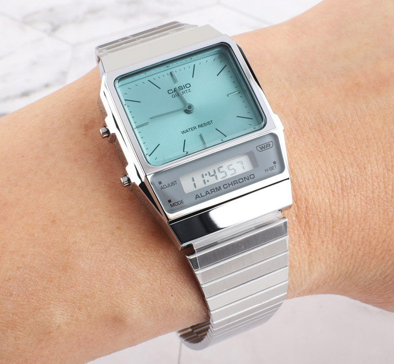 Casio Vintage AQ-800EC-2A Unisex Dial Blue Watch