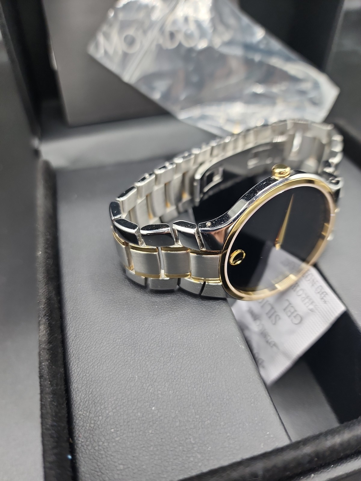 Movado Museum Serio Two Tone Men’s Wristwatch – New In Box & New Battery