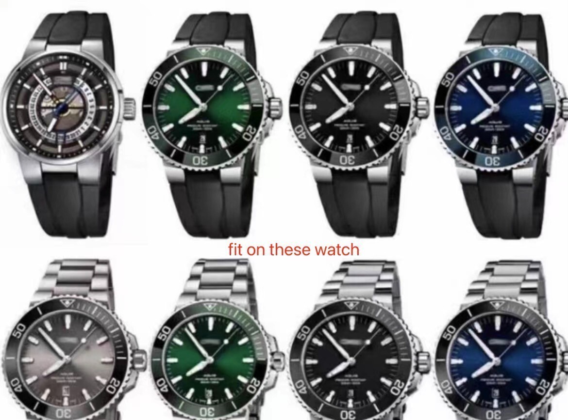 Oris Aquis 7730 Bracelet Metal Band 12mm-24mm Lugs Watch Dial 43.5mm Brand New-