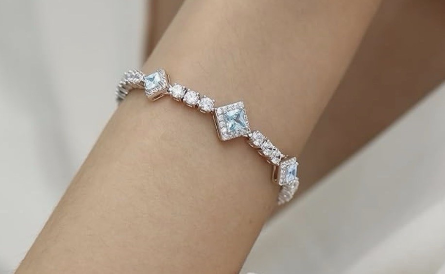 FANCI.ME 4mm Sterling Silver Tennis Bracelet 7.21”