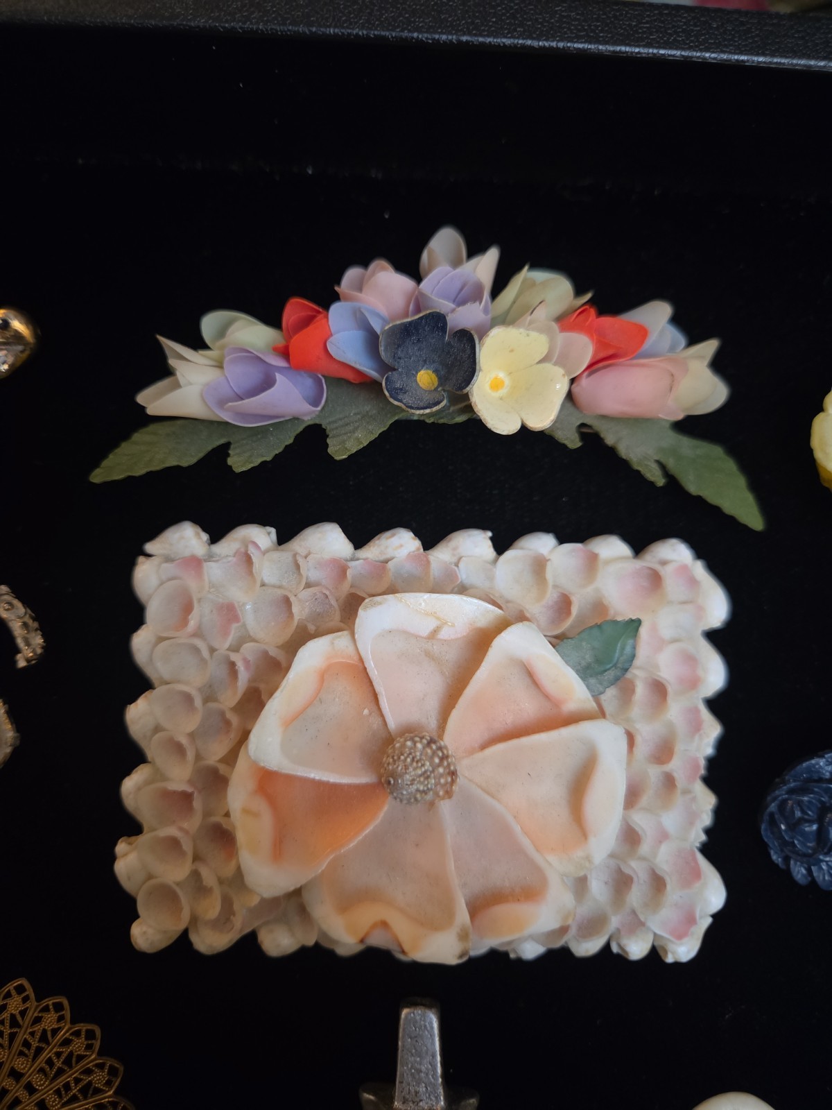 Antique Vintage Jewelry Findings Mixed Lot For Repair Restoration Junk GF