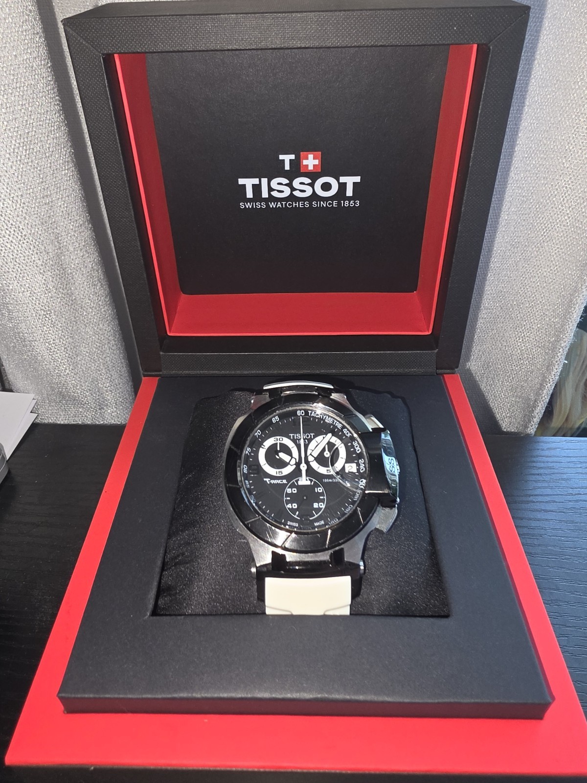 Tissot Men’s T-Race Quartz Chronograph 45mm Watch T1414173705101