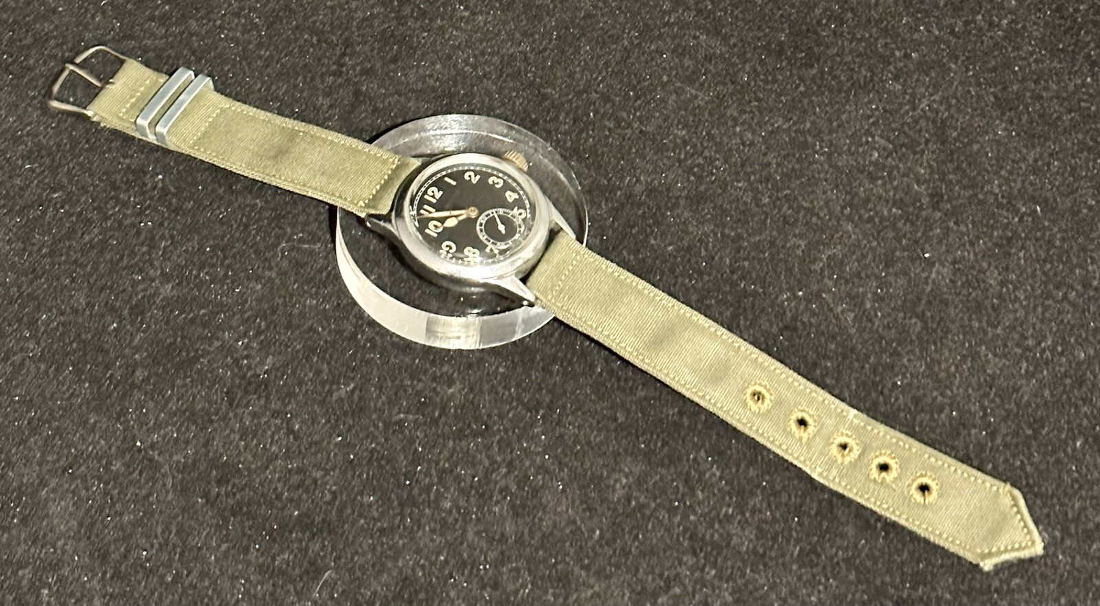 Vintage NOS 1940’s US MILITARY Issue Watch BAND Strap WW2 16mm 5/8in Brite (B0)