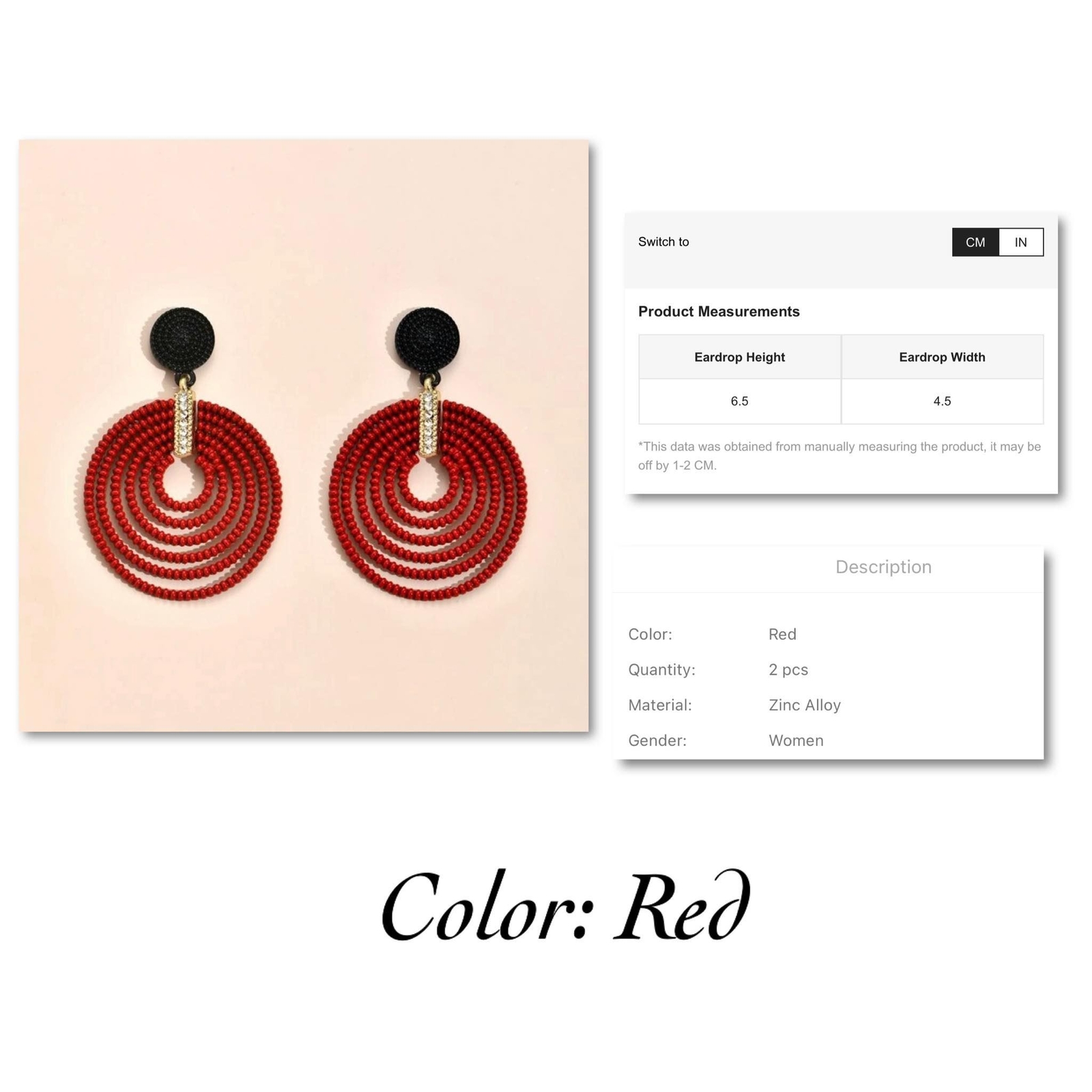 Pattern Earrings