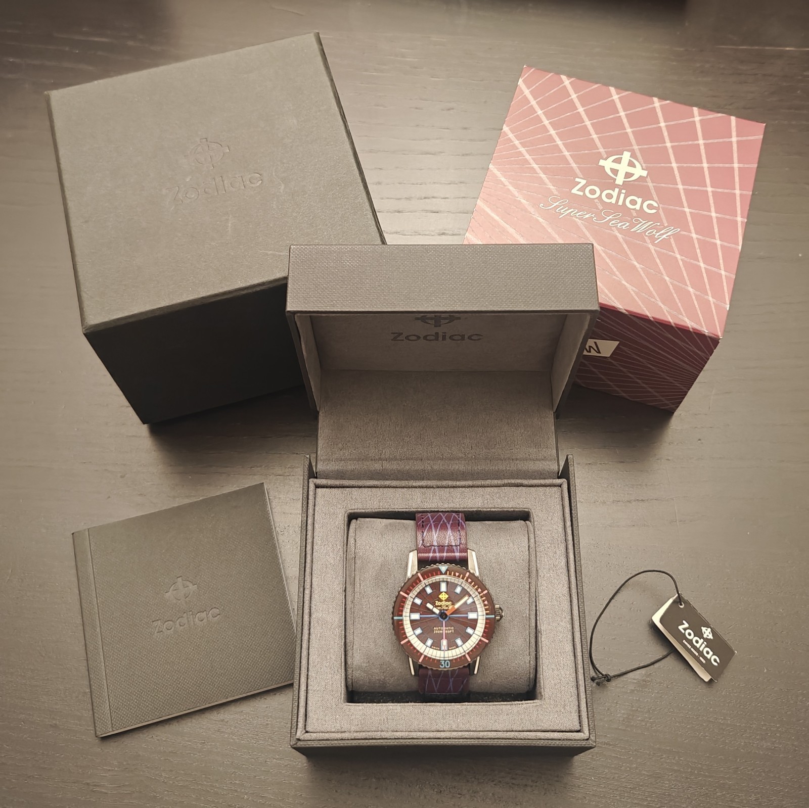 ZODIAC – SUPER SEA WOLF – Limited Edition, Only 282 Pieces, Automatic Swiss Made