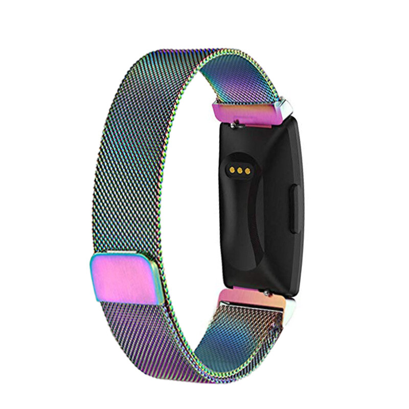For Fitbit Inspire/Inspire 2 Metal Milanese Magnetic Loop Stainless Steel Band