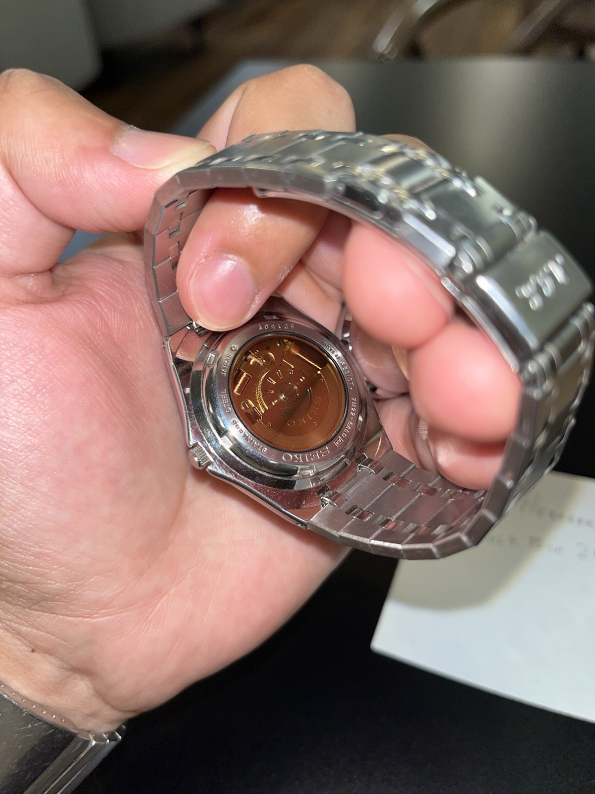 Seiko A.G.S. Automatic Generating System REF. 7M22-6A50