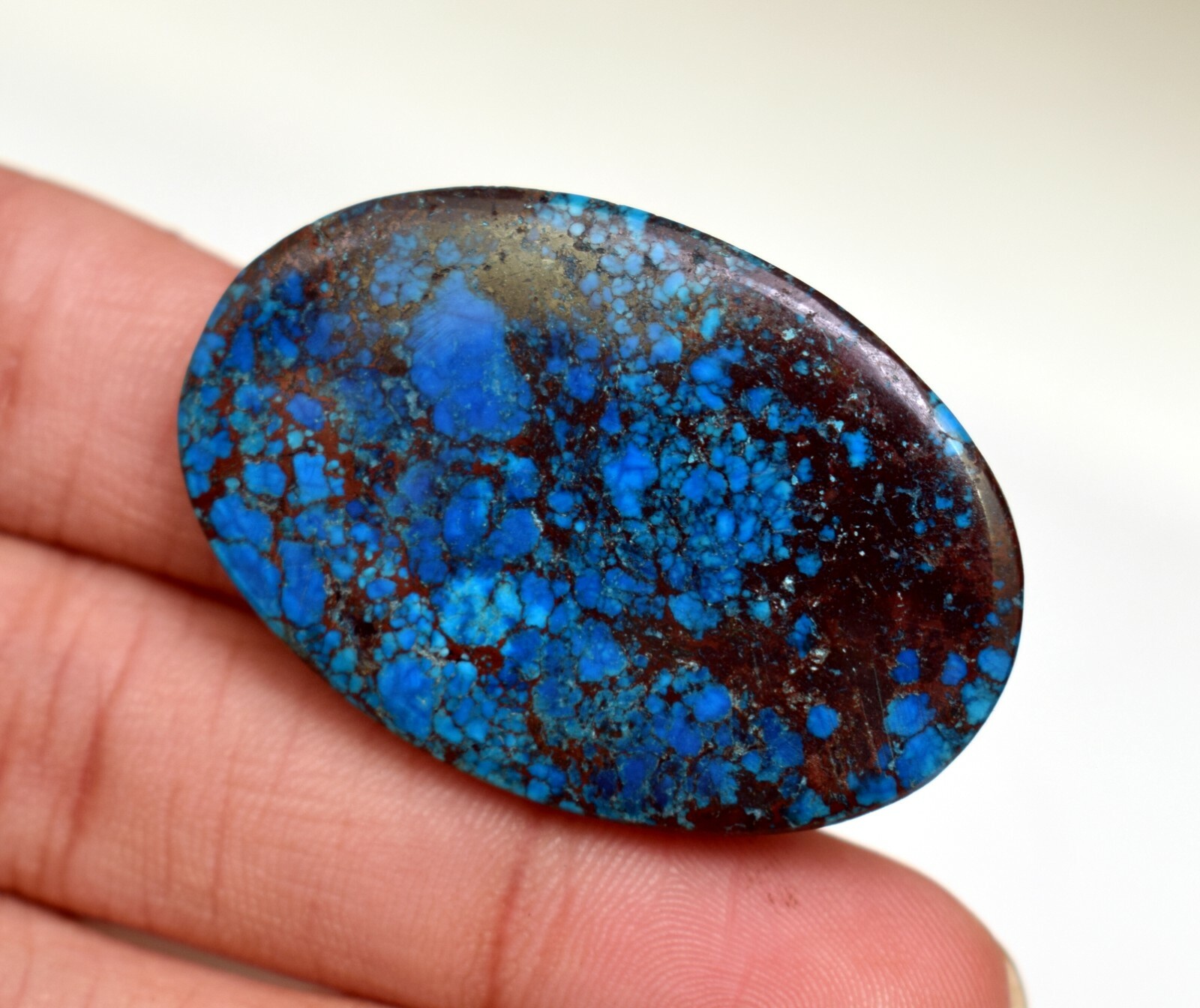 Natural Blue Bisbee Turquoise Cabochon 66.10 Ct Loose Gemstone