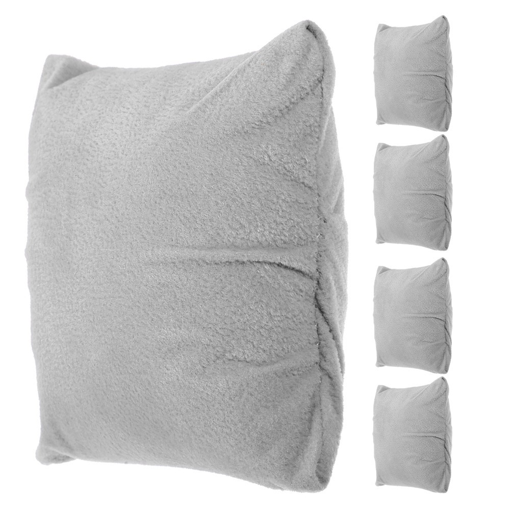 5Pcs Cloth Bracelet Pillows for Jewelry Display Grey Soft Watch Cushion