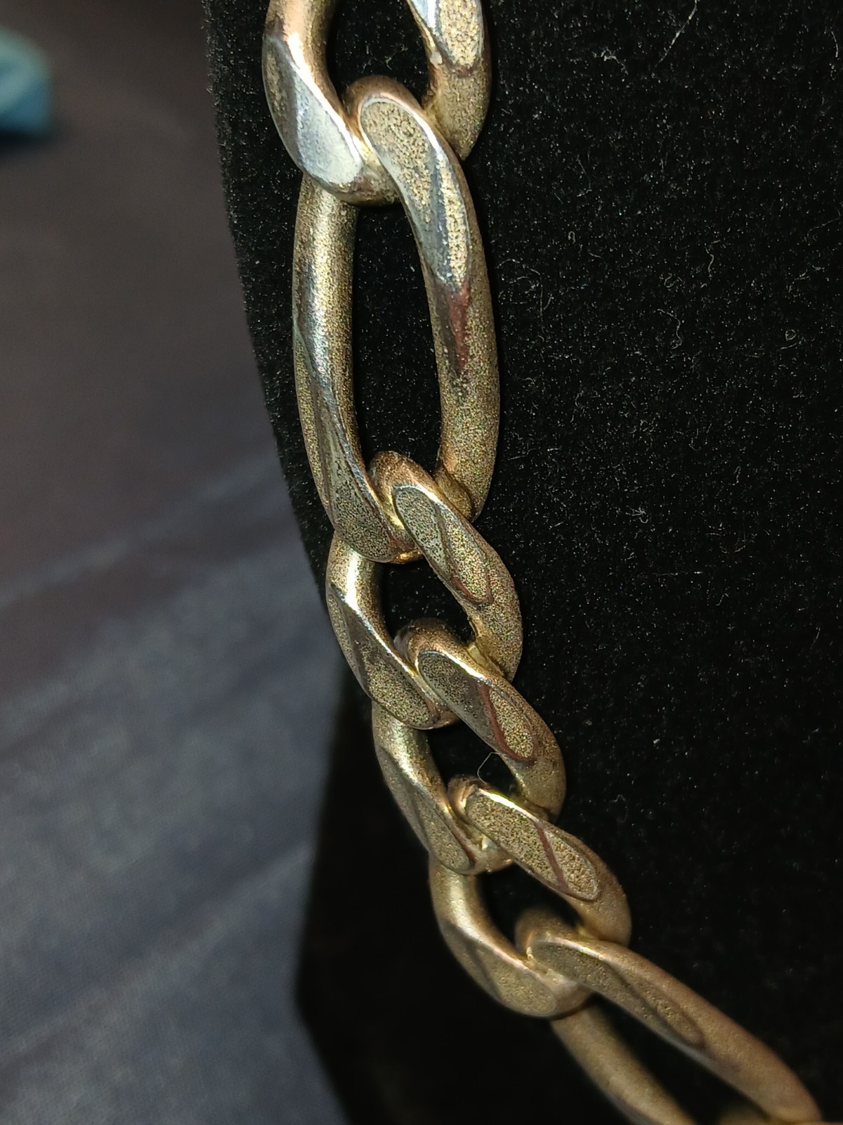 Sterling Silver 110 gram 3+1 Figaro / Cuban Link .925 Silver Italy 10.8MM