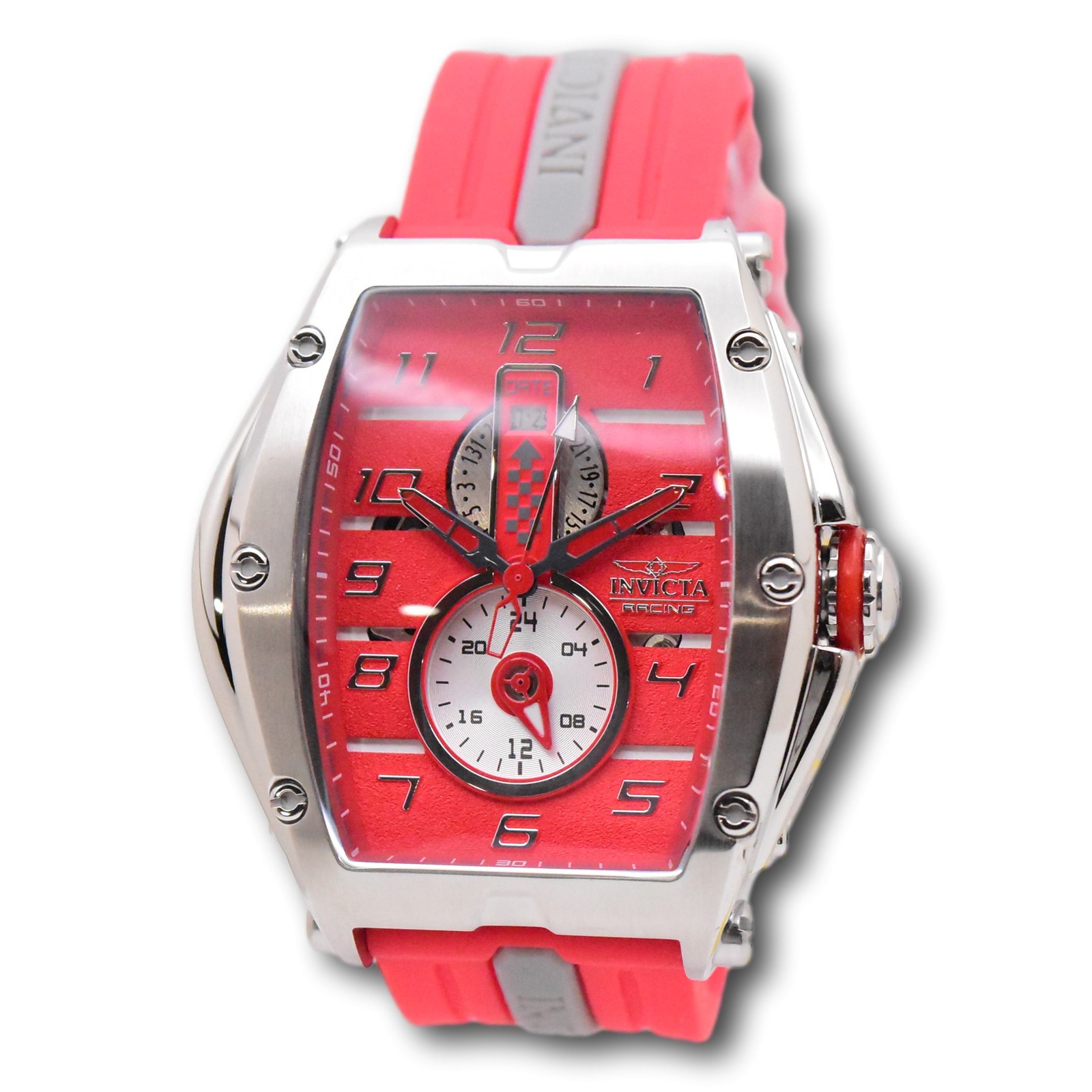 Invicta S1 Rally Diablo Racing RPM Men’s 50mm Red Quartz Watch 47384