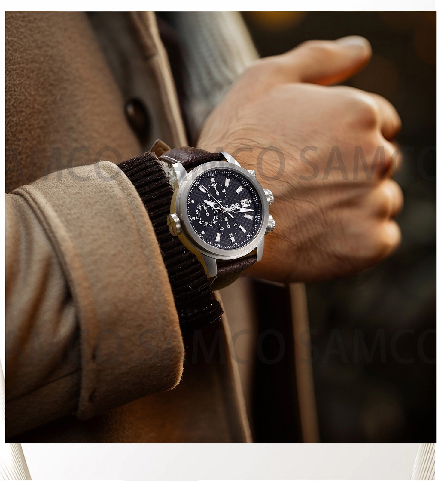 Correa De Reloj De Cuero Genuino Unisex De Pulsera De Alta Calidad + Herramienta