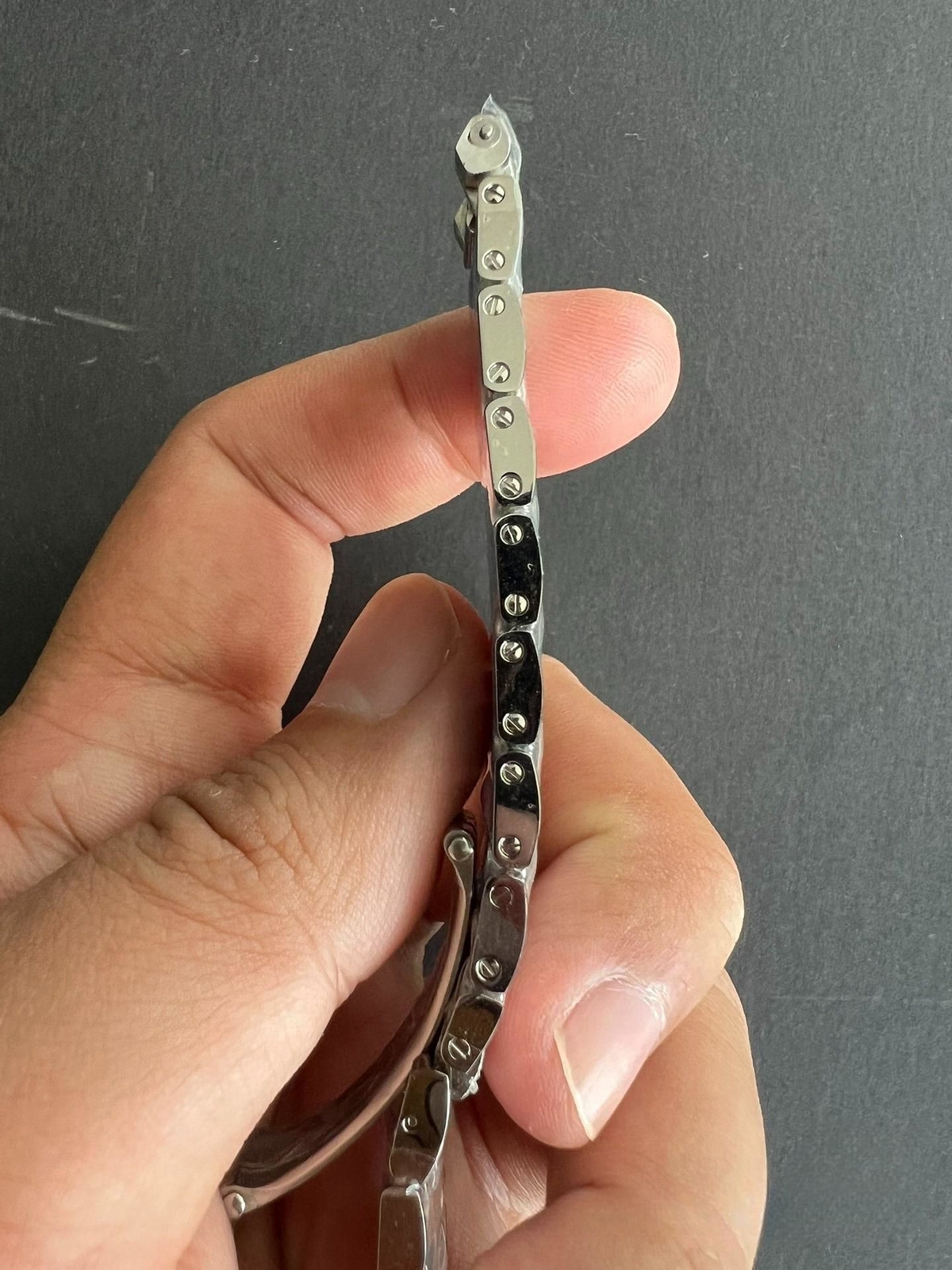 Fit for Cartier Tank Must Watches 19 mm Replacement Steel Watch Bracelet Band