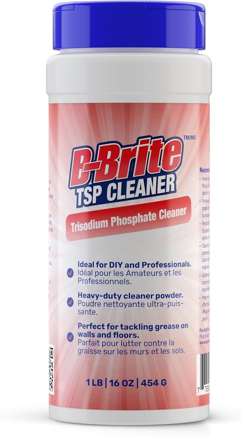 Eco-Friendly TSP Cleaner Powder – 1LB for Walls, Floors, & Automotive Use